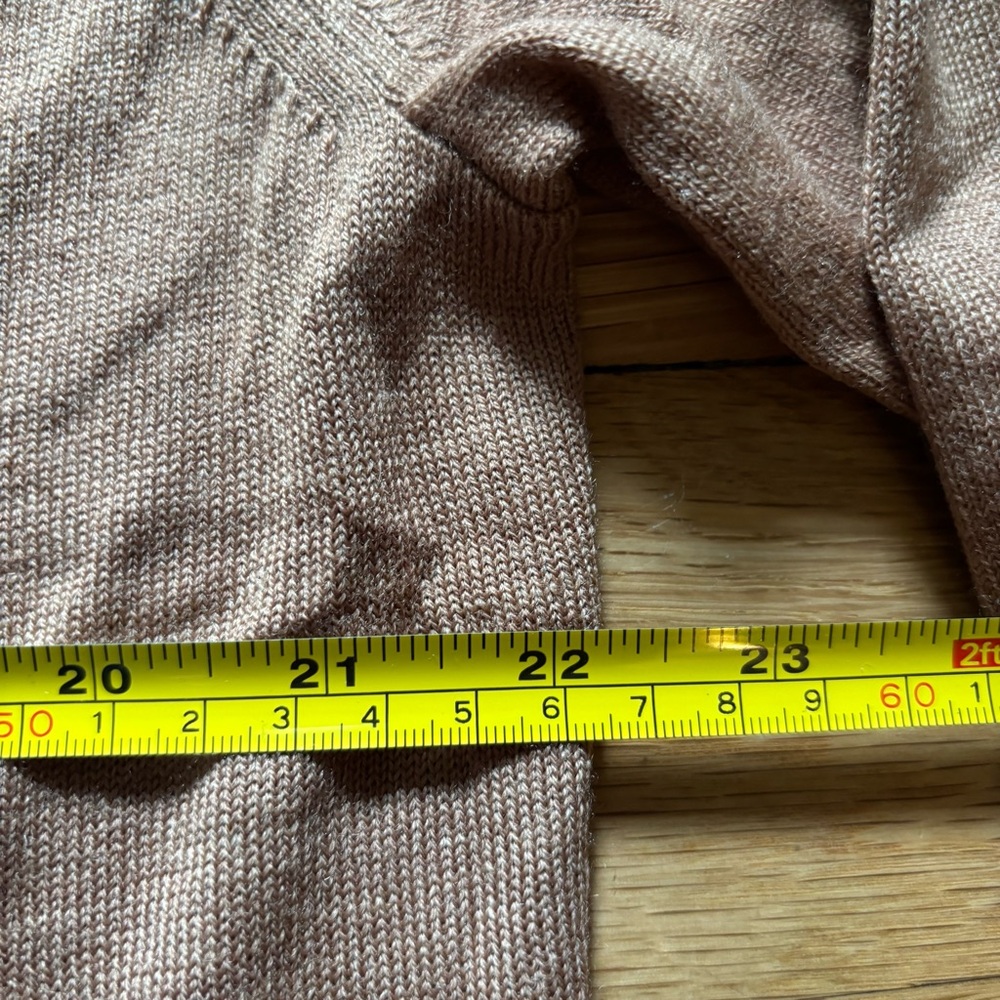 J.Crew‎ Supersoft Wool Blend Crewneck Sweater Men’s Medium Camel Tan NWT Preppy - Picture 7 of 8